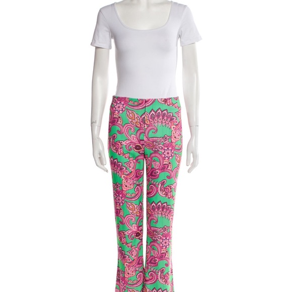 Stylish Green and Pink Paisley Blazer - Picture 4 of 6